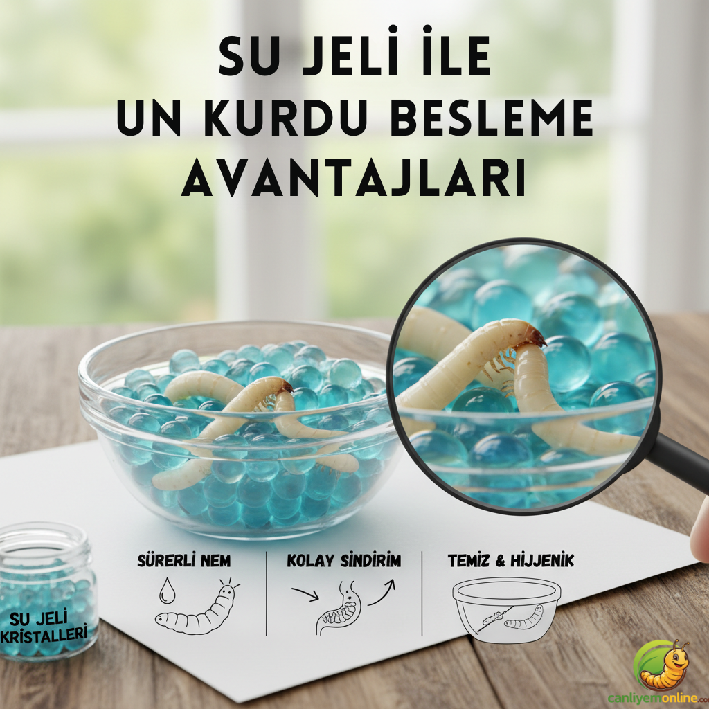 Un Kurdu Beslemesinde Su Jeli Kullanımının Avantajları 