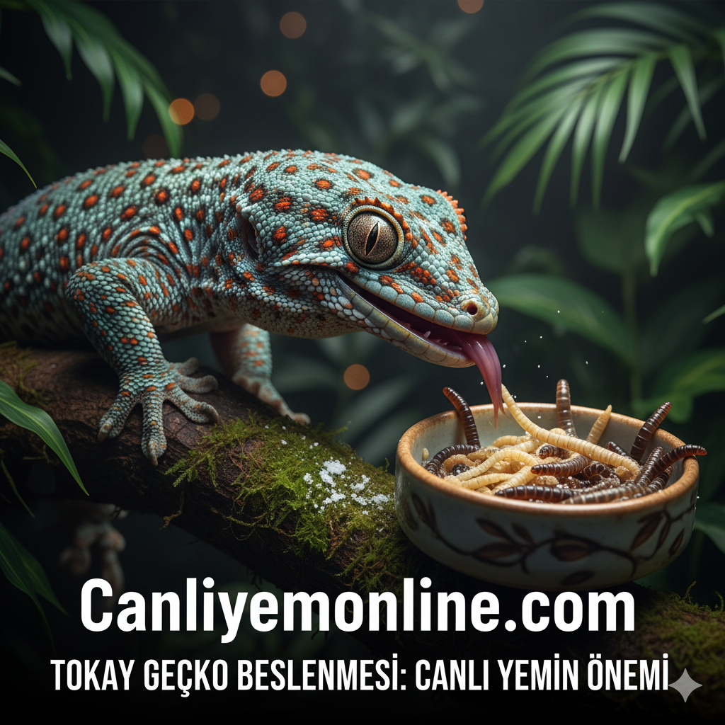 Tokay Gecko'nun diyetinde her zaman çeşitlilik anahtardır. Un kurdu ve morio kurdu, Tokay'ın ihtiyaç duyduğu proteini sağlar ama dikkat etmek gereklidir.