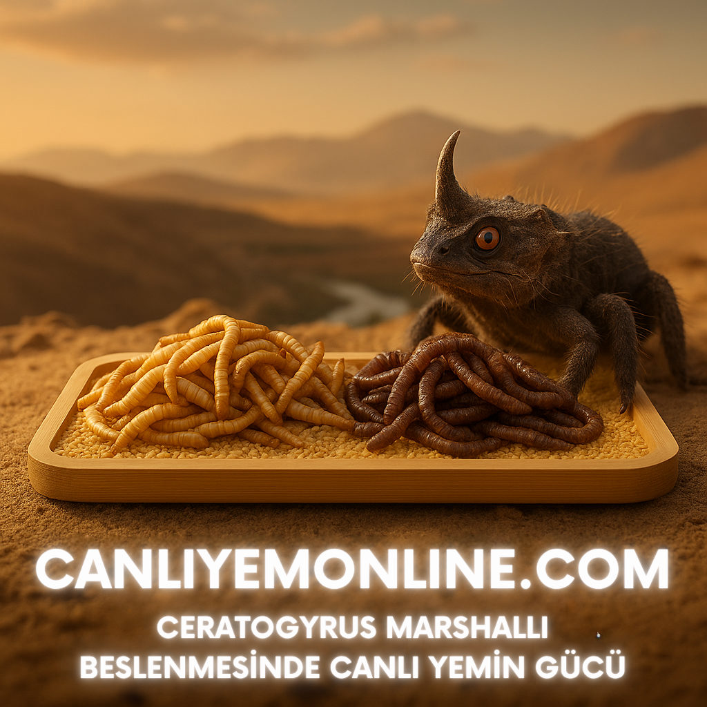 Ceratogyrus Marshalli Beslenmesinde Canlı Yemin Önemi