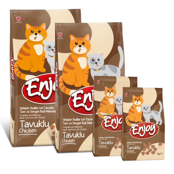 Enjoy Tavuklu Yetişkin Kedi Maması 15 Kg