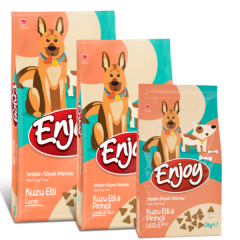 Enjoy Kuzu Etli & Pirinçli Köpek Maması 3 Kg
