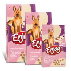 Enjoy Tavuklu Yetişkin Köpek Maması 10 Kg