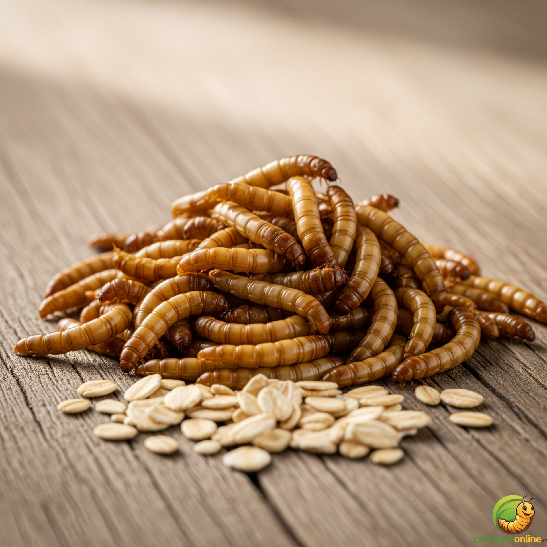 Un Kurdu CANLI 2-3 cm boy (Net:250 gr.) Yaklaşık 2500 Adet