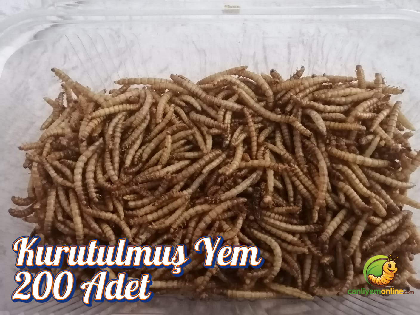 Kurutulmuş Kaplumbağa Yemi | 200 Ad.