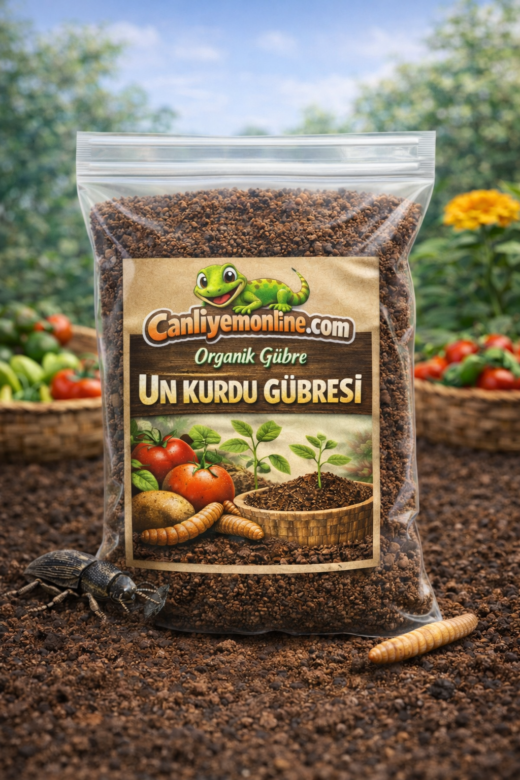 Un Kurdu Gübresi – Bitkileriniz İçin Doğal Güç Kaynağı 5 KG.