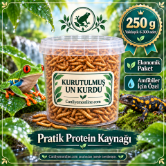 KOÇLAR Amfibiler İçin Kurutulmuş Yem |  250 Gr Yaklaşık 6300 Ad.