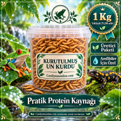 KOÇLAR Amfibiler İçin Kurutulmuş Yem |  1 Kg Yaklaşık 25200 Ad.